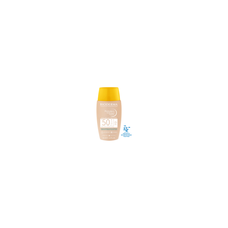 BIODERMA PHOTODERM NUDE TOUCH MINERAL MUY CLARO SPF50 40mL