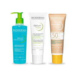 BIODERMA TRÍO HIDRATANTE PIEL GRASA/MIXTA